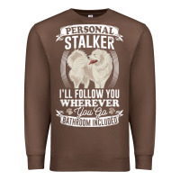 Chestnut great pyrenees stalker great pyrenees gifts great pyrenees t shirt Premium Sweatshirt - linhVisuals