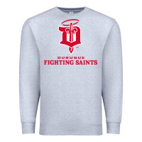 Heather Grey the-dubuque-fighting-saints-pen Premium Sweatshirt - linhVisuals