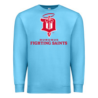 Ocean Blue the-dubuque-fighting-saints-pen Premium Sweatshirt - linhVisuals