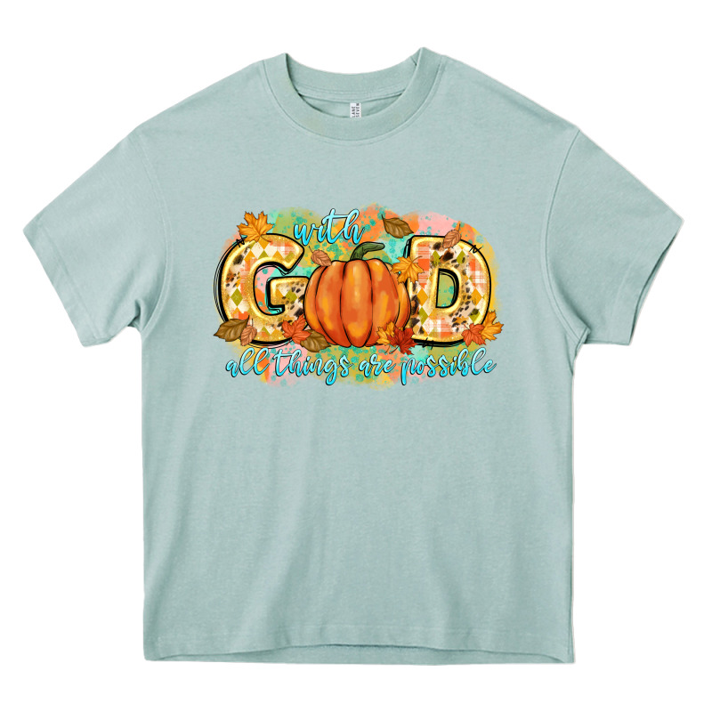 With God All Things Are Possible Heavy Core Tee by CowGirlArtShop | Teevron