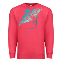 Cardinal hawaii tribal manta ray hawaiian shirt shark lover t shirt Premium Sweatshirt - linhVisuals
