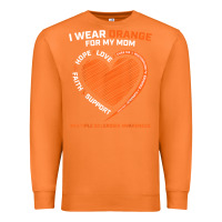 Carrot i wear orange for my mom ms multiple sclerosis awareness t shirt Premium Sweatshirt - linhVisuals