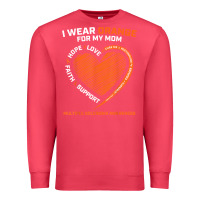 Cardinal i wear orange for my mom ms multiple sclerosis awareness t shirt Premium Sweatshirt - linhVisuals