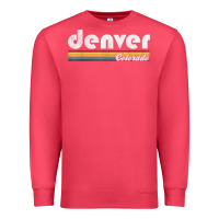 Cardinal denver colorado vintage 70's 80's retro style men women t shirt Premium Sweatshirt - linhVisuals