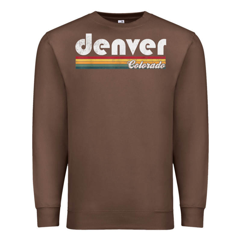 Denver Colorado Vintage 70's 80's Retro Style Men Women T Shirt Premium Sweatshirt by linhVisuals | Teevron