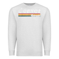 Oatmeal Heather denver colorado vintage 70's 80's retro style men women t shirt Premium Sweatshirt - linhVisuals