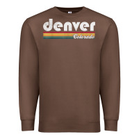 Chestnut denver colorado vintage 70's 80's retro style men women t shirt Premium Sweatshirt - linhVisuals