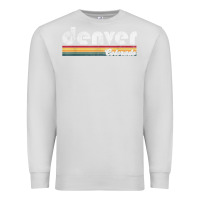 Dove Grey denver colorado vintage 70's 80's retro style men women t shirt Premium Sweatshirt - linhVisuals
