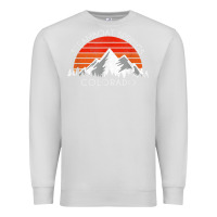 Dove Grey retro vintage steamboat springs colorado distressed t shirt Premium Sweatshirt - linhVisuals