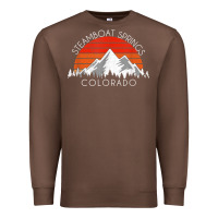 Chestnut retro vintage steamboat springs colorado distressed t shirt Premium Sweatshirt - linhVisuals