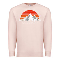Pale Pink retro vintage steamboat springs colorado distressed t shirt Premium Sweatshirt - linhVisuals