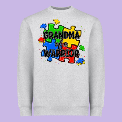 Grandma Of A Warrior Heavyweight Sweatshirt Designed By Jahusdesignshop