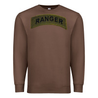 Chestnut army ranger tab subdued infantry grunt pullover hoodie Premium Sweatshirt - linhVisuals