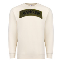 Sandshell army ranger tab subdued infantry grunt pullover hoodie Premium Sweatshirt - linhVisuals