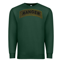 Sports Green army ranger tab subdued infantry grunt pullover hoodie Premium Sweatshirt - linhVisuals