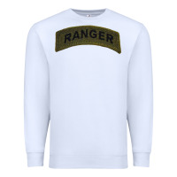 White army ranger tab subdued infantry grunt pullover hoodie Premium Sweatshirt - linhVisuals