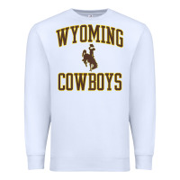 White kids wyoming cowboys apparel gameday arch over cowboys t shirt Premium Sweatshirt - linhVisuals