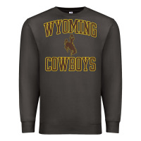 Smoke kids wyoming cowboys apparel gameday arch over cowboys t shirt Premium Sweatshirt - linhVisuals