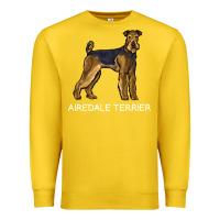 Lemon airedale terrier crazy dog lover sweatshirt Premium Sweatshirt - linhVisuals