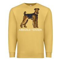 Antique Gold airedale terrier crazy dog lover sweatshirt Premium Sweatshirt - linhVisuals