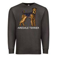 Airedale Terrier Crazy Dog Lover Sweatshirt Premium Sweatshirt | Teevron