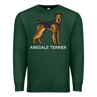 Sports Green airedale terrier crazy dog lover sweatshirt Premium Sweatshirt - linhVisuals