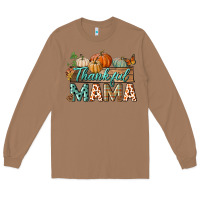 Toasted Coconut thankful mama Long Sleeve Tee - BundleAndBundleShop
