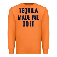 Carrot womens tequila made me do it tank tops for women summer drinking tank Premium Sweatshirt - linhVisuals