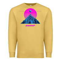 Antique Gold pink sun   official gunship t shirt Premium Sweatshirt - linhVisuals