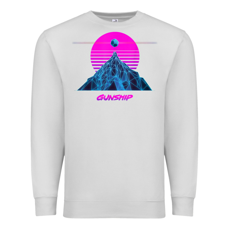 Pink Sun   Official Gunship T Shirt Premium Sweatshirt by linhVisuals | Teevron