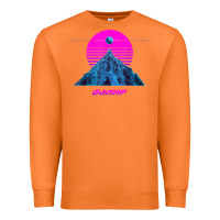 Carrot pink sun   official gunship t shirt Premium Sweatshirt - linhVisuals