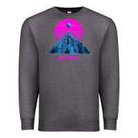 Charcoal Heather pink sun   official gunship t shirt Premium Sweatshirt - linhVisuals