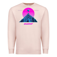 Pale Pink pink sun   official gunship t shirt Premium Sweatshirt - linhVisuals