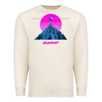 Sandshell pink sun   official gunship t shirt Premium Sweatshirt - linhVisuals