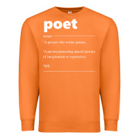 Carrot poet definition funny for poet drama poetry poems t shirt Premium Sweatshirt - linhVisuals