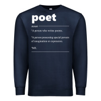 Navy poet definition funny for poet drama poetry poems t shirt Premium Sweatshirt - linhVisuals
