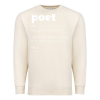 Sandshell poet definition funny for poet drama poetry poems t shirt Premium Sweatshirt - linhVisuals