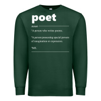 Sports Green poet definition funny for poet drama poetry poems t shirt Premium Sweatshirt - linhVisuals