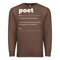 Chestnut poet definition funny for poet drama poetry poems t shirt Premium Sweatshirt - linhVisuals