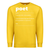 Lemon poet definition funny for poet drama poetry poems t shirt Premium Sweatshirt - linhVisuals