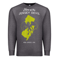 Charcoal Heather home of the jersey devil   new jersey, usa t shirt Premium Sweatshirt - linhVisuals
