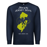 Navy home of the jersey devil   new jersey, usa t shirt Premium Sweatshirt - linhVisuals