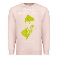 Pale Pink home of the jersey devil   new jersey, usa t shirt Premium Sweatshirt - linhVisuals