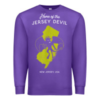 Purple home of the jersey devil   new jersey, usa t shirt Premium Sweatshirt - linhVisuals