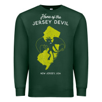 Sports Green home of the jersey devil   new jersey, usa t shirt Premium Sweatshirt - linhVisuals