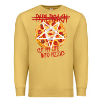 Antique Gold papa roach   official merchandise  cut my life into pizzas t shirt Premium Sweatshirt - linhVisuals