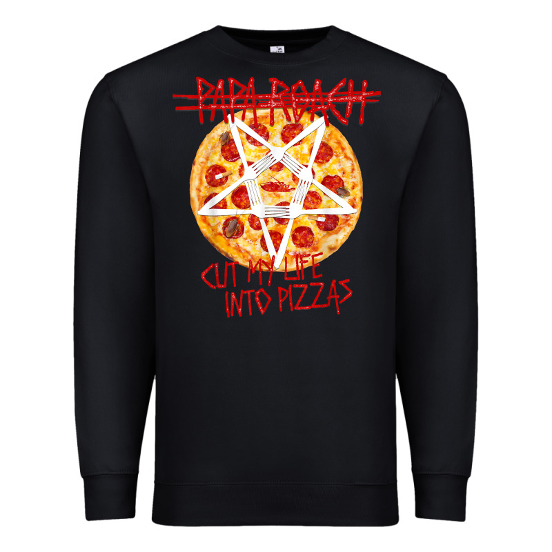 Papa Roach   Official Merchandise  Cut My Life Into Pizzas T Shirt Premium Sweatshirt by linhVisuals | Teevron