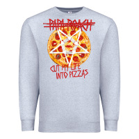 Heather Grey papa roach   official merchandise  cut my life into pizzas t shirt Premium Sweatshirt - linhVisuals