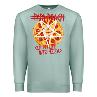 Seafoam papa roach   official merchandise  cut my life into pizzas t shirt Premium Sweatshirt - linhVisuals
