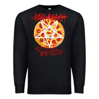 Black papa roach   official merchandise  cut my life into pizzas t shirt Premium Sweatshirt - linhVisuals